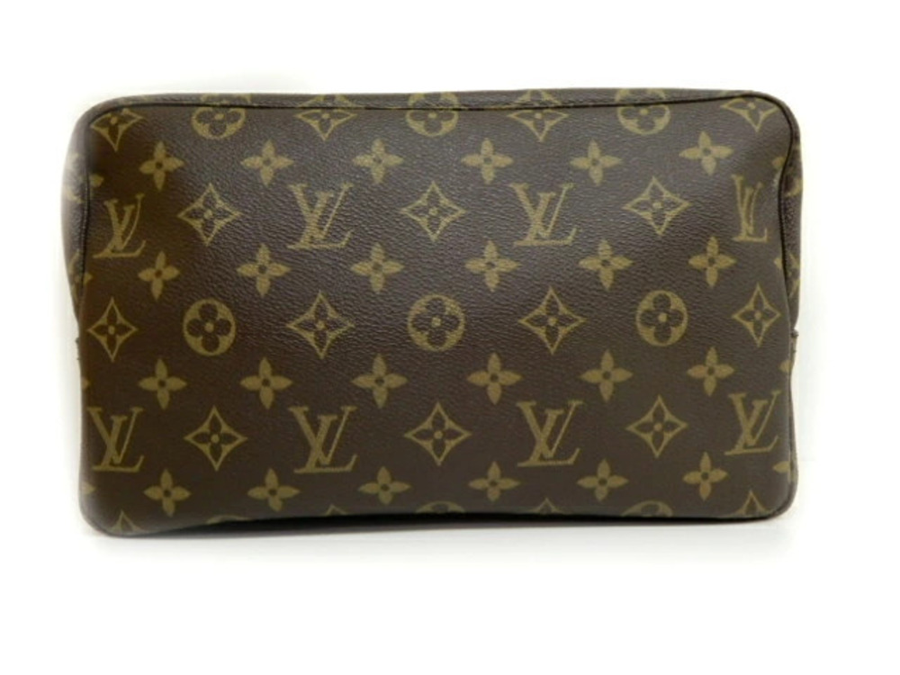 Louis Vuitton Shoulder Toilette Bag Monogram Trousse Brown